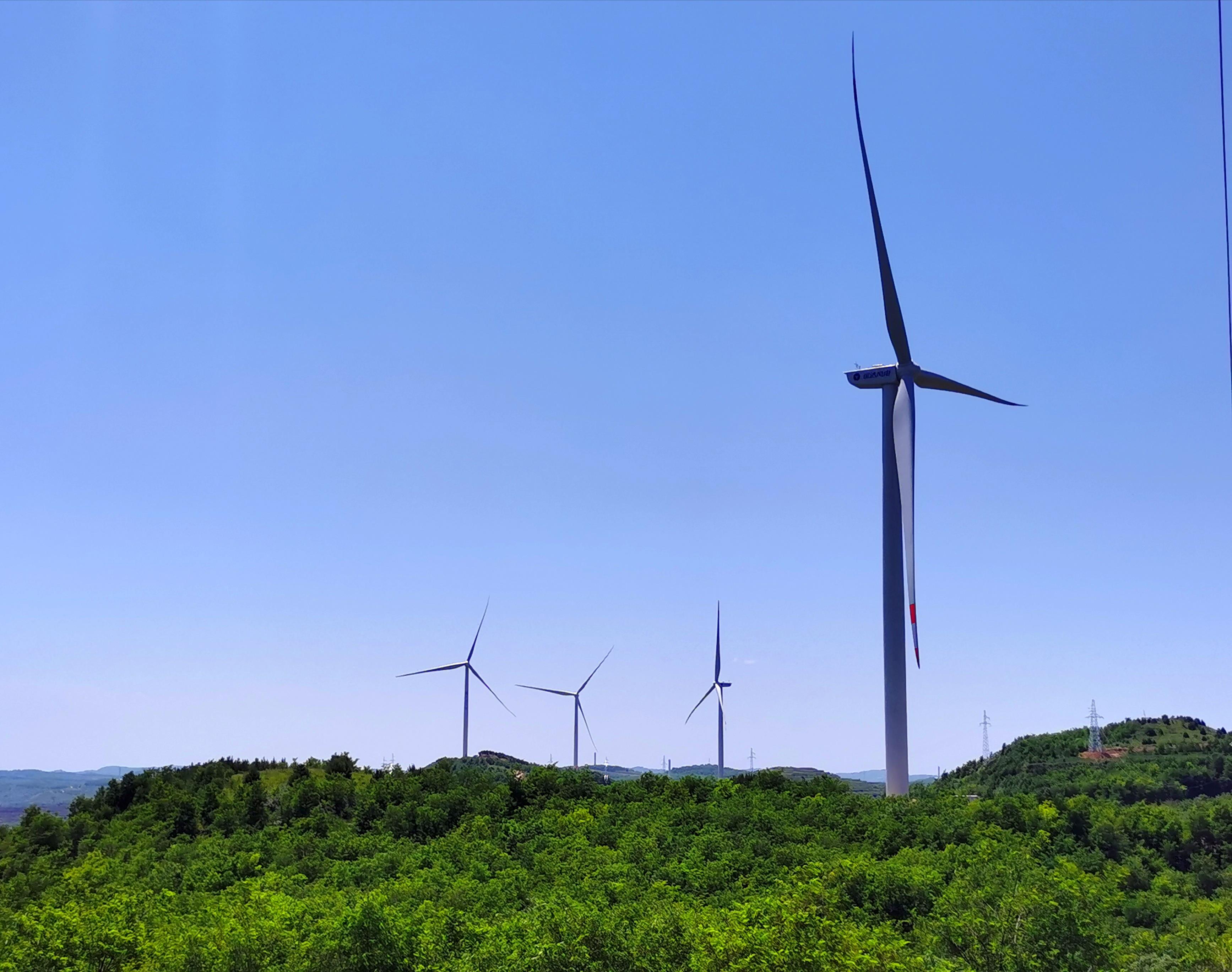 60,000kW wind farm in Baituo Town, Qingshui County, Gansu Province